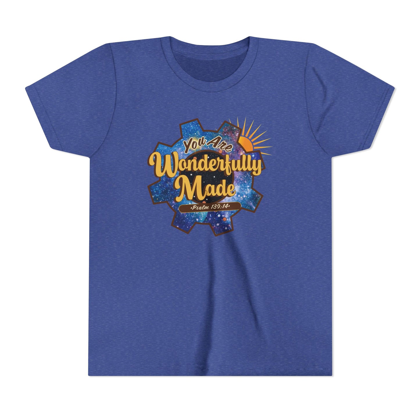 Youth - Wonderfully Made - Psalm 139:14 - Youth T-Shirt