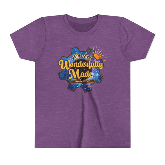 Youth - Wonderfully Made - Psalm 139:14 - Youth T-Shirt