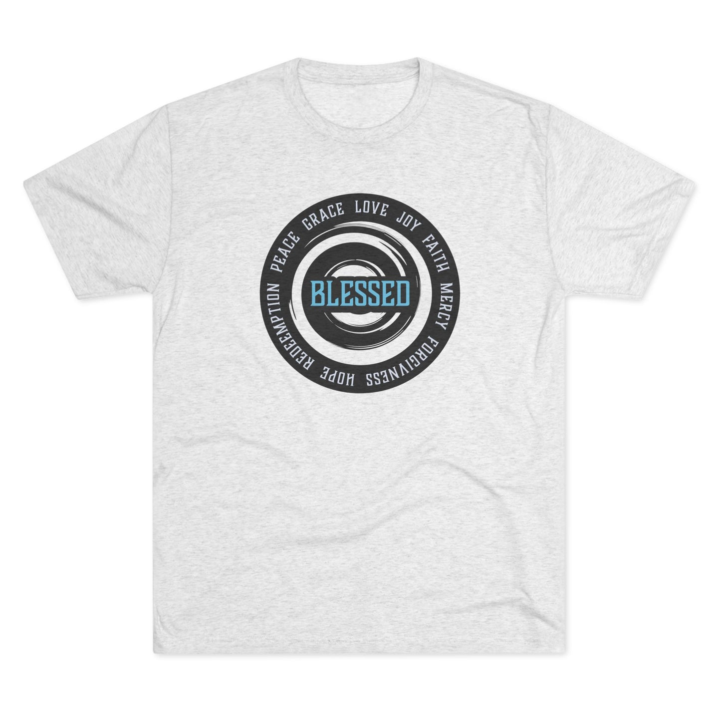 Blessed Tri-Blend T-Shirt, Unisex - Ultra Comfort - Relaxed Fit Tee