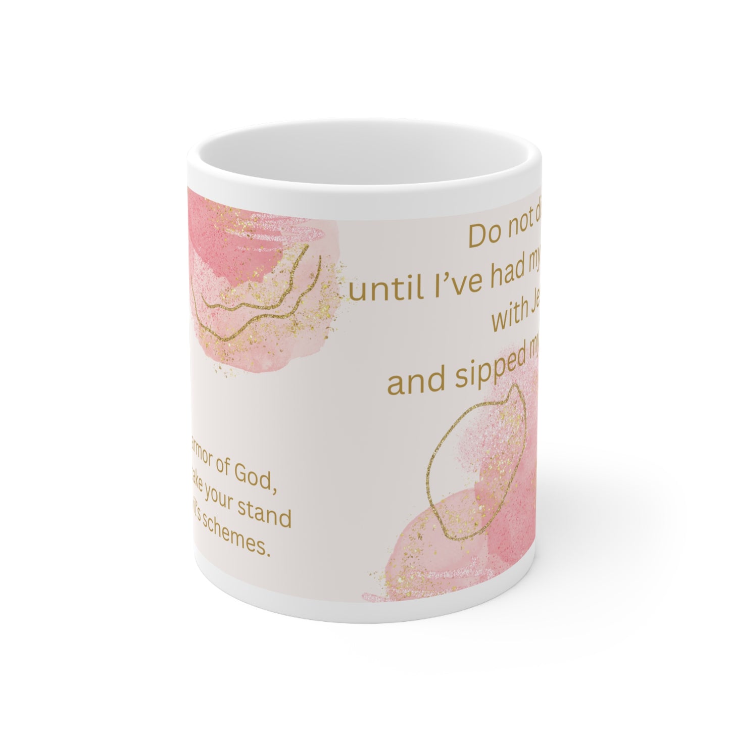Inspirational Coffee Mug, 11oz Prayer Mug